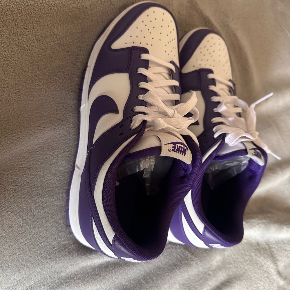 Nike Purple and White Sneakers